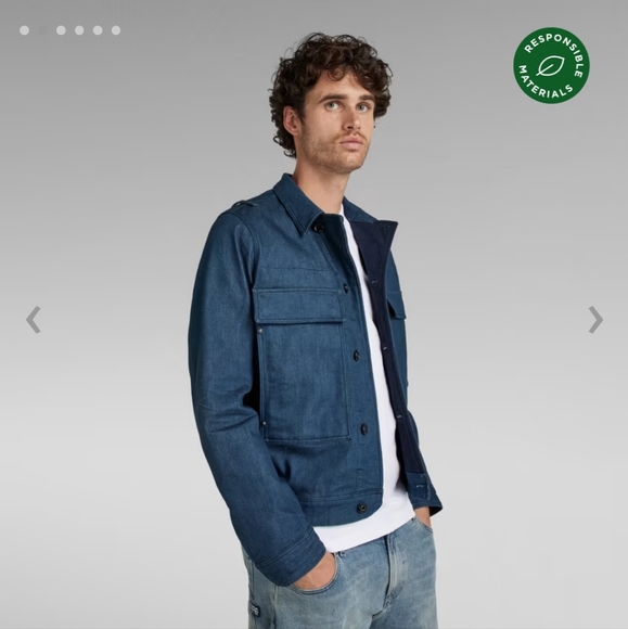 G-STAR RAW Unisex Utility Flap Pocket Jacket - US S - Picture 3 of 7